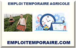 EMPLOI TEMPORAIRE AGRICOLE