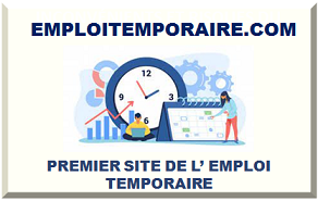 EMPLOI TEMPORAIRE 2024