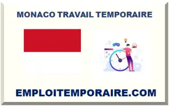 MONACO TRAVAIL TEMPORAIRE 2026-2027